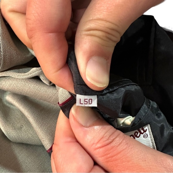 Geno Cappeli Men Light Green Taupe 4 Button Suit Jacket Sz 50L 41” L Blazer Coat - Picture 14 of 14